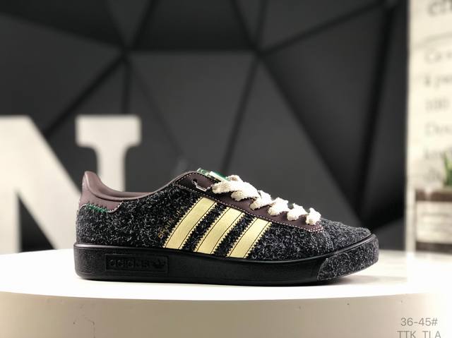 阿迪达斯 Brain Dead X Adidas Originals Forest Hills Core 阿迪达斯 舒适时尚薄底 防滑耐磨 低帮 板鞋 货号：J