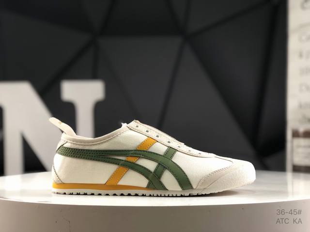 亚瑟士 鬼冢虎 阿甘鞋型系列 Onitsuka Tiger 鬼冢虎 四联吊牌巅峰之作，为这个夏天注一个完美的休止符！ 货号：1183A360-211 Size