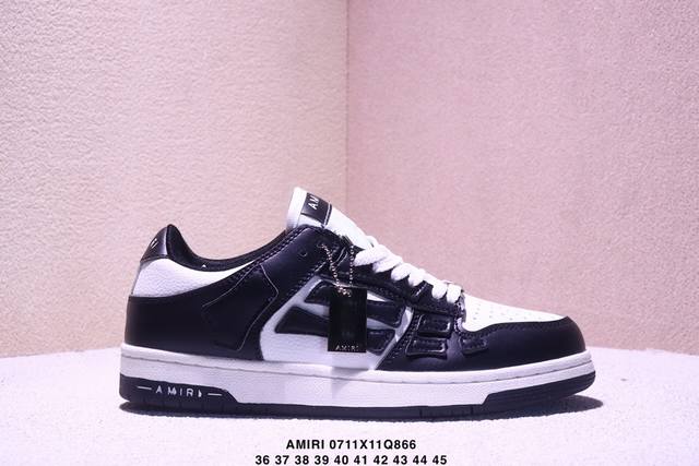 Amiri Skeleton High 骨骼鞋-Skel Top Sneakers低帮 洛杉矶街头之王 原装裸鞋级 区分市面所有在售版本 正确鞋舌外翻细节 正确
