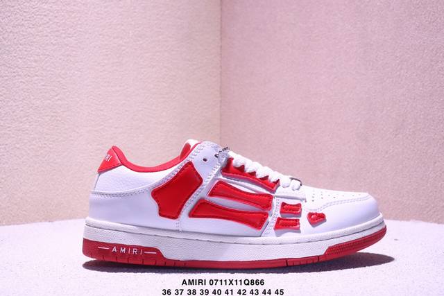 Amiri Skeleton High 骨骼鞋-Skel Top Sneakers低帮 洛杉矶街头之王 原装裸鞋级 区分市面所有在售版本 正确鞋舌外翻细节 正确