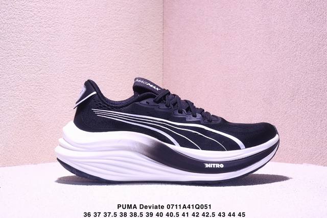 Puma Deviate Nitro 3 彪马 缓震训练跑鞋透气 舒适防滑耐磨 低帮 休闲跑步鞋 货号:3 89-01 尺码:36 37 37.5 38 38.