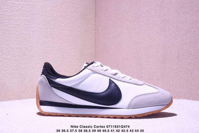 Nike Classic Cortez 耐克经典轻便舒适男子阿甘鞋休闲跑步鞋运动鞋 纯粹而执着的精神 使得Cortez种在了一代人的心里 无论是否喜欢它复古的鞋