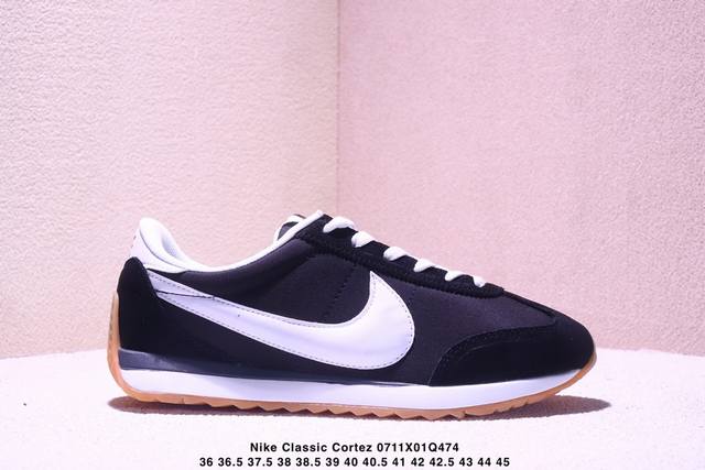 Nike Classic Cortez 耐克经典轻便舒适男子阿甘鞋休闲跑步鞋运动鞋 纯粹而执着的精神 使得Cortez种在了一代人的心里 无论是否喜欢它复古的鞋
