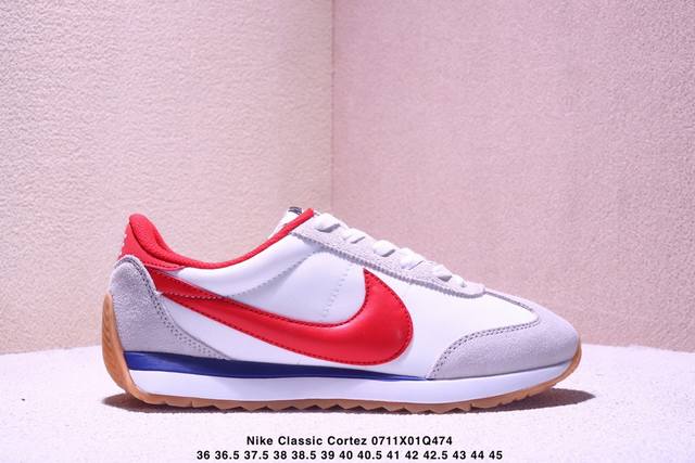 Nike Classic Cortez 耐克经典轻便舒适男子阿甘鞋休闲跑步鞋运动鞋 纯粹而执着的精神 使得Cortez种在了一代人的心里 无论是否喜欢它复古的鞋