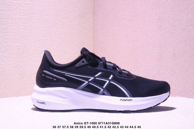 公司级Asics Gt- 0 13 Gtx 亚瑟士 舒适 织物合成革减震防滑耐磨 低帮越野跑步鞋 货号:1011B858-003 尺码:36 37 37.5 3