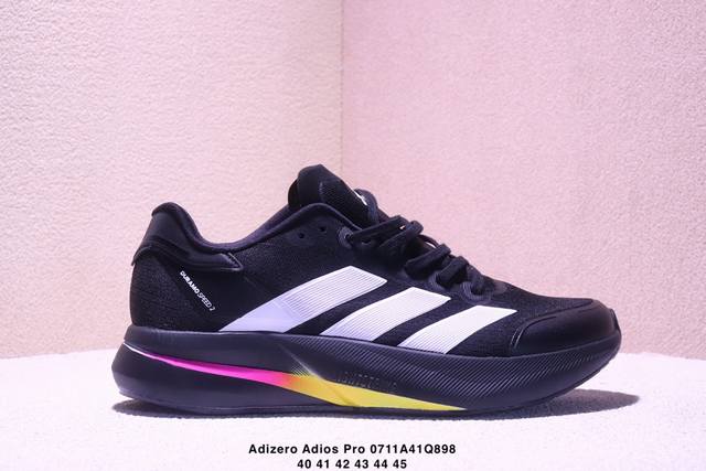 公司级Adidas Adizero Duramo Speed 2 阿迪达斯 网面透气 轻盈跑鞋 主打的科技还是非常让人期待 Cloudfoam是另一种减震科技