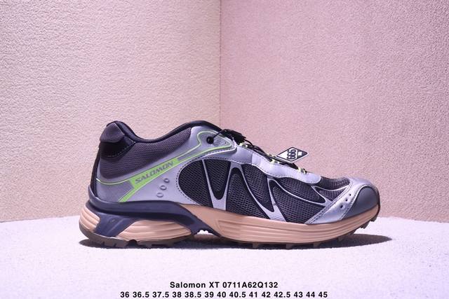 Salomon Xt-Whisper Wh101 萨洛蒙户外越野跑鞋 鞋面采用Sensifit贴合技术 全方位贴合包裹脚型 鞋跟部鞋底牵引设计 提供强大的抓地性