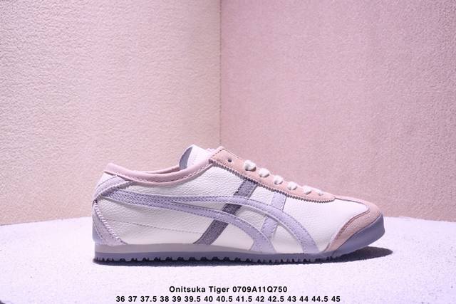 Onitsuka Tiger Mexico 66 百搭单品 板鞋 Mexico 66是鬼冢虎旗下最经典的款式，李小龙最喜欢的一款训练鞋休闲鞋！鞋身特有的虎爪造型