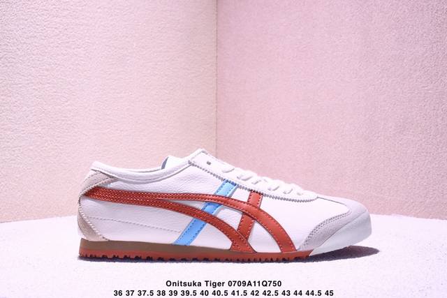 Onitsuka Tiger Mexico 66 百搭单品 板鞋 Mexico 66是鬼冢虎旗下最经典的款式，李小龙最喜欢的一款训练鞋休闲鞋！鞋身特有的虎爪造型