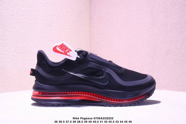 Nike Pegasus Premium 舒适百搭耐磨透气 低帮跑步鞋 男女款 黑色 Xm0709Q222