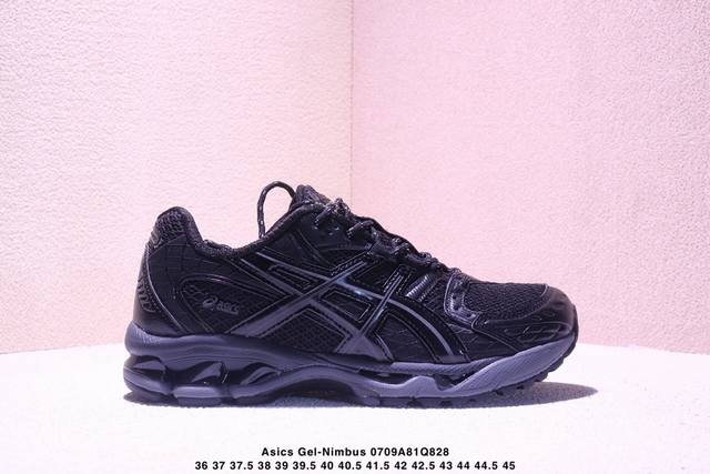 Asics Gel-Nimbus 10.1 亚瑟士复古透气休闲鞋缓震耐磨跑步鞋 #鞋面采用无缝线鞋面，贴合脚型，穿着舒适；中底360°环绕式Gl，提供良好的缓冲