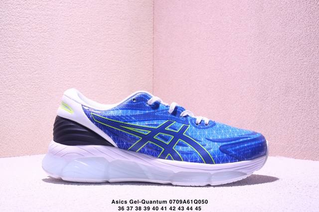 Asics Gel-Quantum 360 Viii 亚瑟士复古透气休闲鞋缓震男子耐磨跑步鞋 #鞋面采用无缝线鞋面，贴合脚型，穿着舒适；中底360°环绕式Gl，