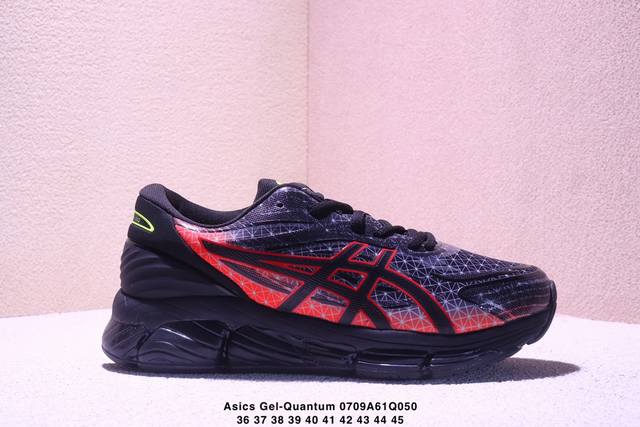 Asics Gel-Quantum 360 Viii 亚瑟士复古透气休闲鞋缓震男子耐磨跑步鞋 #鞋面采用无缝线鞋面，贴合脚型，穿着舒适；中底360°环绕式Gl，