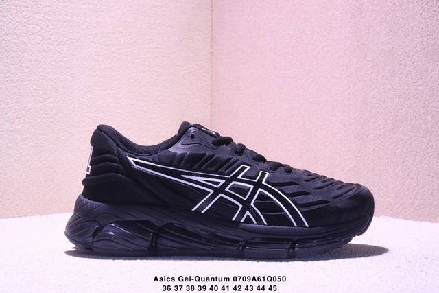 Asics Gel-Quantum 360 Viii 亚瑟士复古透气休闲鞋缓震男子耐磨跑步鞋 #鞋面采用无缝线鞋面，贴合脚型，穿着舒适；中底360°环绕式Gl，
