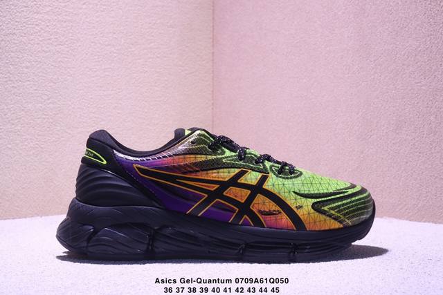 Asics Gel-Quantum 360 Viii 亚瑟士复古透气休闲鞋缓震男子耐磨跑步鞋 #鞋面采用无缝线鞋面，贴合脚型，穿着舒适；中底360°环绕式Gl，