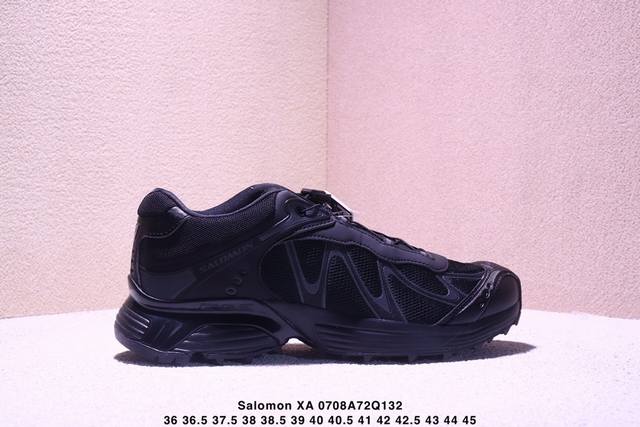 公司级Salomon Xa Pro Xt-6 Expanse萨洛蒙户外越野跑鞋 鞋面采用Sensifit贴合技术 全方位贴合包裹脚型 鞋跟部鞋底牵引设计 提供强