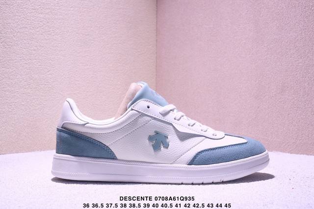 公司级迪桑特Descente Chron Court Sb 复古轻质 耐磨低帮 生活休闲鞋 货号:D5292Lsn53 尺码:36 36.5 37.5 38 3