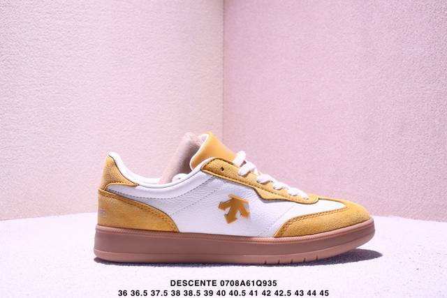 公司级迪桑特Descente Chron Court Sb 复古轻质 耐磨低帮 生活休闲鞋 货号:D5292Lsn53 尺码:36 36.5 37.5 38 3