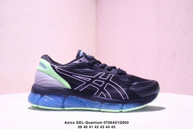 公司级Asics Gel-Quantum 360 Viii 亚瑟士 量子系列硅胶回弹休闲运动跑步鞋 原数据开发全掌 硅胶缓震中底 采用透气网布拼接皮革鞋面 货号