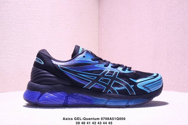 公司级Asics Gel-Quantum 360 Viii 亚瑟士 量子系列硅胶回弹休闲运动跑步鞋 原数据开发全掌 硅胶缓震中底 采用透气网布拼接皮革鞋面 货号