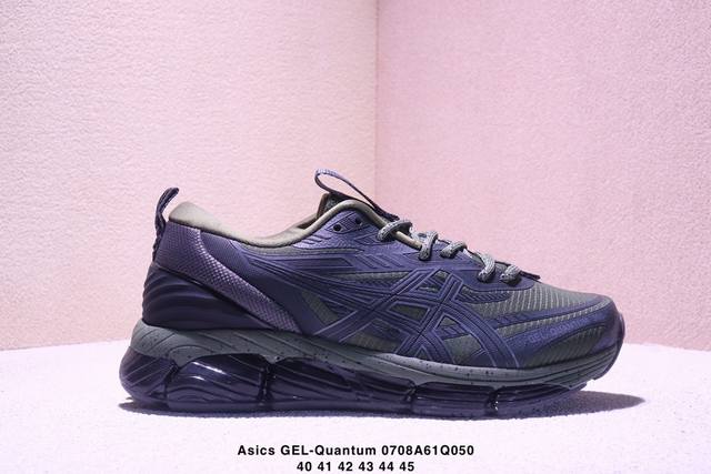 公司级Asics Gel-Quantum 360 Viii 亚瑟士 量子系列硅胶回弹休闲运动跑步鞋 原数据开发全掌 硅胶缓震中底 采用透气网布拼接皮革鞋面 货号