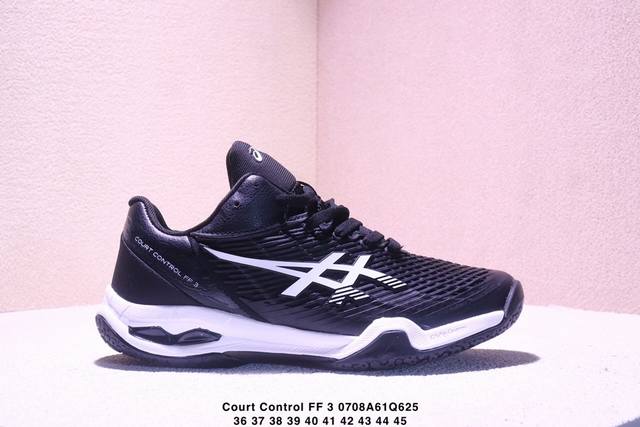 公司级Asics Court Control Ff 3 Paris 亚瑟士 耐磨透气 低帮专业网球鞋 适用于所有球场的网球鞋 主要是硬地球场 追求日常练习的耐用