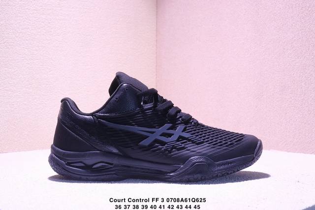 公司级Asics Court Control Ff 3 Paris 亚瑟士 耐磨透气 低帮专业网球鞋 适用于所有球场的网球鞋 主要是硬地球场 追求日常练习的耐用