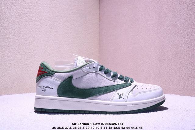 海外爆款限量发售！公司级 Travis Scott X Fragment Design X Jordan Air Jordan 1 Low Og Sp Supr