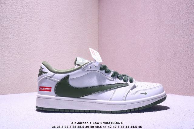 海外爆款限量发售！公司级 Travis Scott X Fragment Design X Jordan Air Jordan 1 Low Og Sp Supr