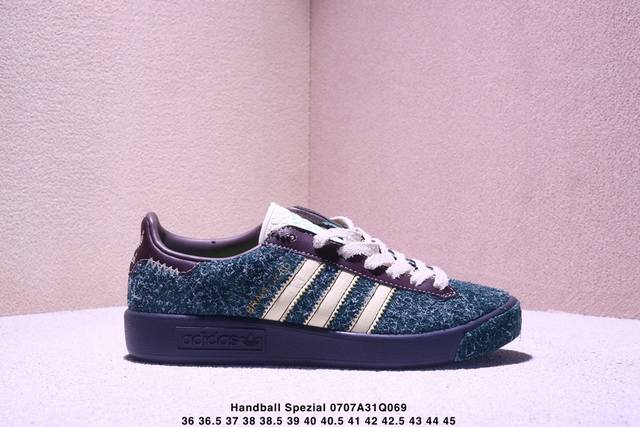 阿迪达斯Adidas Handball Spezial St 阿迪达斯经典复古休闲板鞋 尺码： 36 36 37 38 38 39 40 40 41 42 42