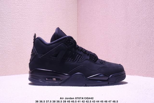 公司级带半码 Air Jordan Aj4 Retro 大厂出品 原纸板楦头开发 定制优质皮料 完美鞋型匹配公司货 正确Tpu鞋舌锁扣 最新原厂底模 大底卡色咬