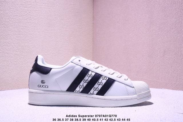 公司级阿迪达斯Adidas三叶草 Originals Superstar贝壳头系列低帮经典百搭休闲运动板鞋 货号:If7021 尺码:36 36.5 37 38