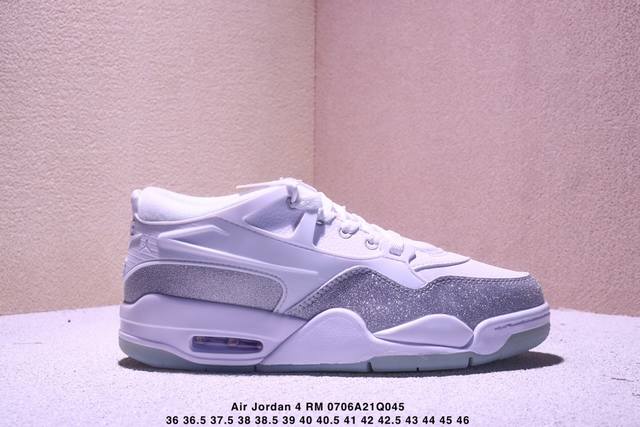 乔丹Nike Air Jordan 4 Rm 防滑 低帮 复古篮球鞋 货号：Fq7939 102 Size：36-46带半码 Xm0706Q045
