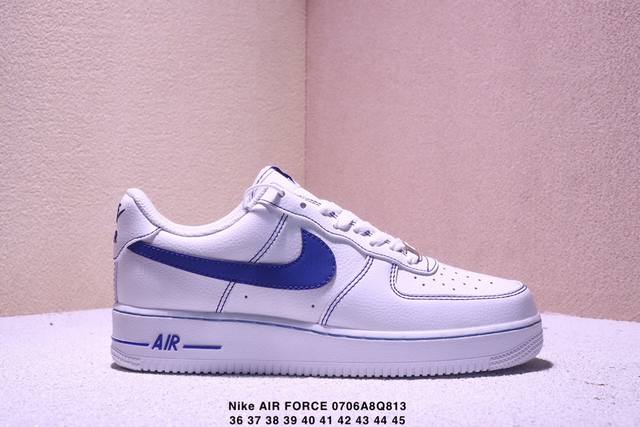 真标耐克Nike Air Force 7空军一号低帮百搭休闲运动板鞋。柔软、弹性十足的缓震性能和出色的中底设计，横跨复古与现代的外型结合，造就出风靡全球三十多年
