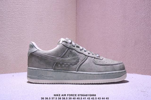 耐克Nike Air Force 1 Low 空军一号低帮百搭休闲运动板鞋。柔软、弹性十足的缓震性能和出色的中底设计，横跨复古与现代的外型结合，造就出风靡全球三