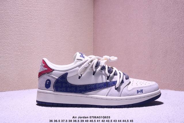 公司级 时尚元素X Jordan Air Jordan Low 倒勾 爆裂纹绿勾配色，融合了Travis Scott 独特的潮流风格，个性的设计风格以及Jord