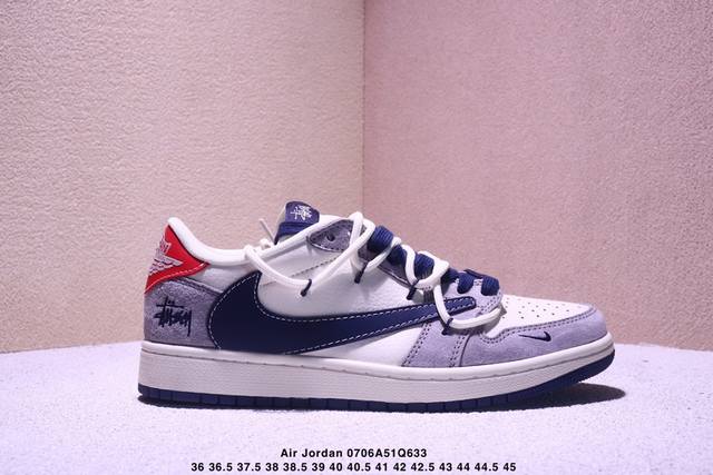 公司级 时尚元素X Jordan Air Jordan Low 倒勾 爆裂纹绿勾配色，融合了Travis Scott 独特的潮流风格，个性的设计风格以及Jord