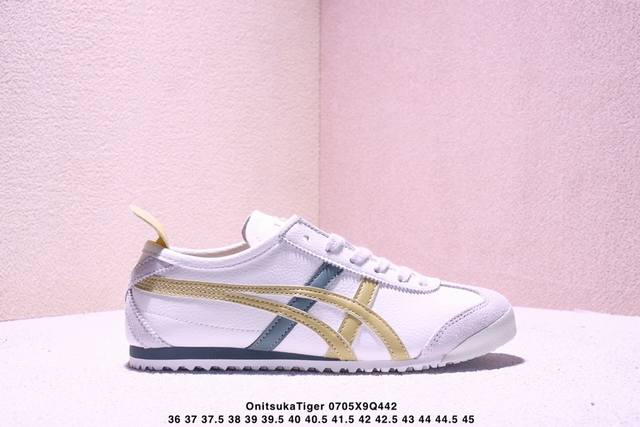 亚瑟士Onitsukatiger 鬼冢虎 Mexico 66 Sd Paraty 经典低帮休闲板鞋 货号1183C432-250 尺码：36-45 半 Xm07
