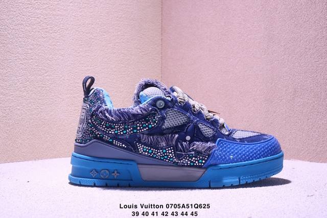 公司级Louis Vuitton Trainer Sneaker Low 全新 Lv 路易威登 休闲运动文化百搭板鞋 尺码:39-45 Xm0705Q625