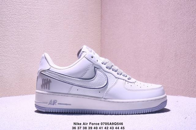 耐克Nike Air Force 空军一号经典低帮百搭休闲运动板鞋“皮革五杠3M反光 货号：Un3699 055 码数：36 37 38 39 40 41 42