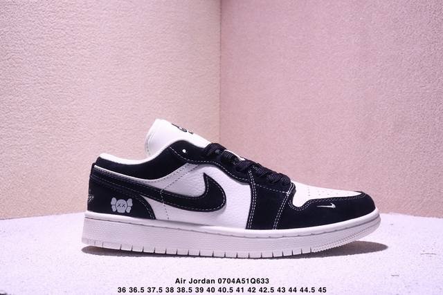 Nike Jordan Air Jordan 1“斯图西联名 灰黑红标双拼” 高端定制 低帮 复古 减震 防滑 耐磨 篮球鞋 定制鞋盒 大厂纯原品质出货 超高清