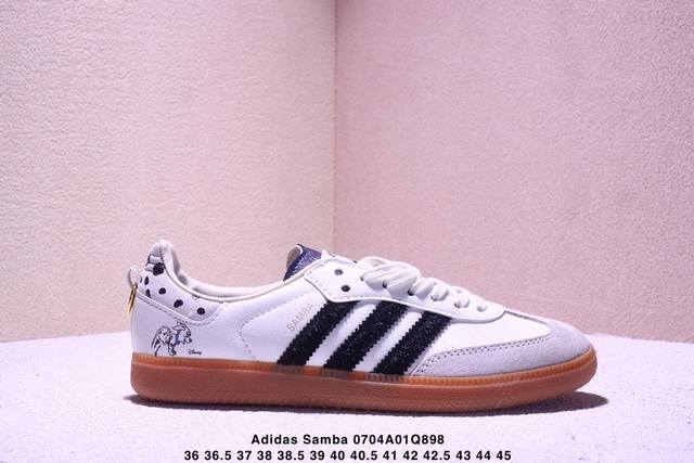 真标Adidas Originals Samba Og 桑巴舞系列 阿迪达斯 三叶草 绅士德训足球风百搭低帮休闲运动板鞋 货号:Kj5990 尺码:36 36.