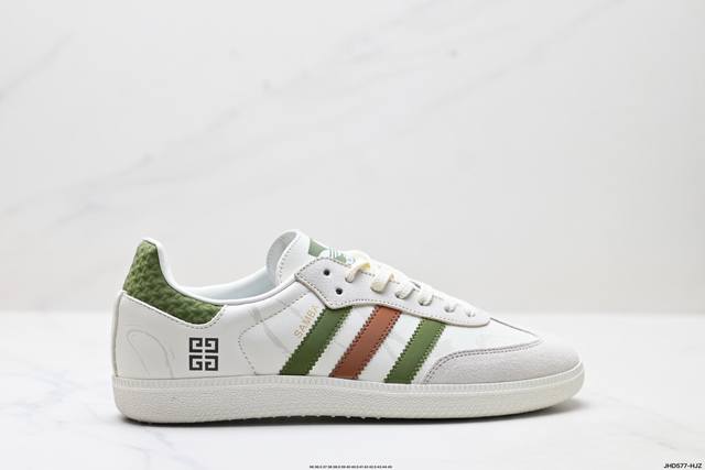 公司级Adidas Originals Samba Og ‘Diy’桑巴舞系列 阿迪达斯 三叶草绅士德训足球风百搭低帮休闲运动板鞋 原装头层材料 用料绝不含糊