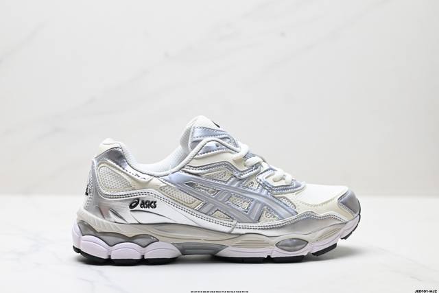 公司级Asics Gel-Nyc 亚瑟士 透气网眼鞋面 配合部分合成革材质 采用全新Ahar+橡胶材质 更加耐磨 货号:1203A805-101 尺码:36 3