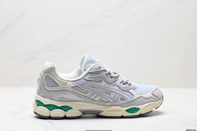 公司级Asics Gel-Nyc 亚瑟士 透气网眼鞋面 配合部分合成革材质 采用全新Ahar+橡胶材质 更加耐磨 货号:1203A383-022 尺码:36 3