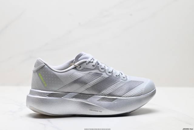 公司级Adidas Adizero Evo Sl 阿迪达斯 舒适百搭防滑耐磨 低帮 休闲跑步鞋 货号:Js4454 尺码:36 36.5 37 38 38.5