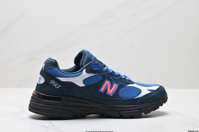 公司级New Balance新百伦Nb Made In Usa Mr993系列美产血统经典复古休闲运动百搭老爹跑步鞋 采用台产猪巴革及透气网眼材质 6层组合底模