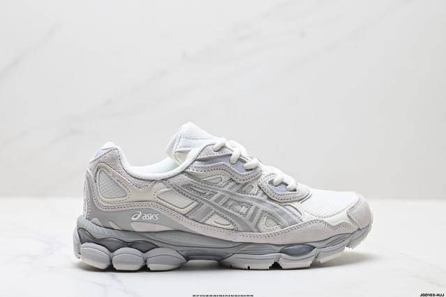 公司级Asics Gel-Nyc 亚瑟士 透气网眼鞋面 配合部分合成革材质 采用全新Ahar+橡胶材质 更加耐磨 货号:1203A739-100 尺码:36 3