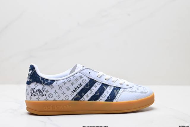 公司级Adidas Originals Gazelle ‘Diy’阿迪达斯 三叶草绅士德训足球风百搭低帮休闲运动板鞋 原装头层材料 用料绝不含糊 独家版型蒸餾加