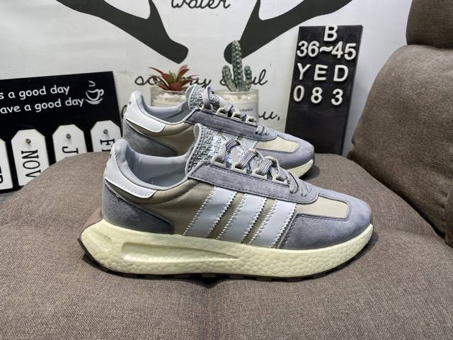 真标半码 Adidas阿迪达斯Boost秋季新款Retropy E5爆米花运动休闲鞋 Yed083